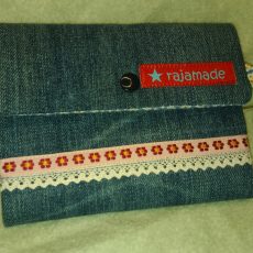 Portemonnaie / Geldbeutel „Blümchen weiß“